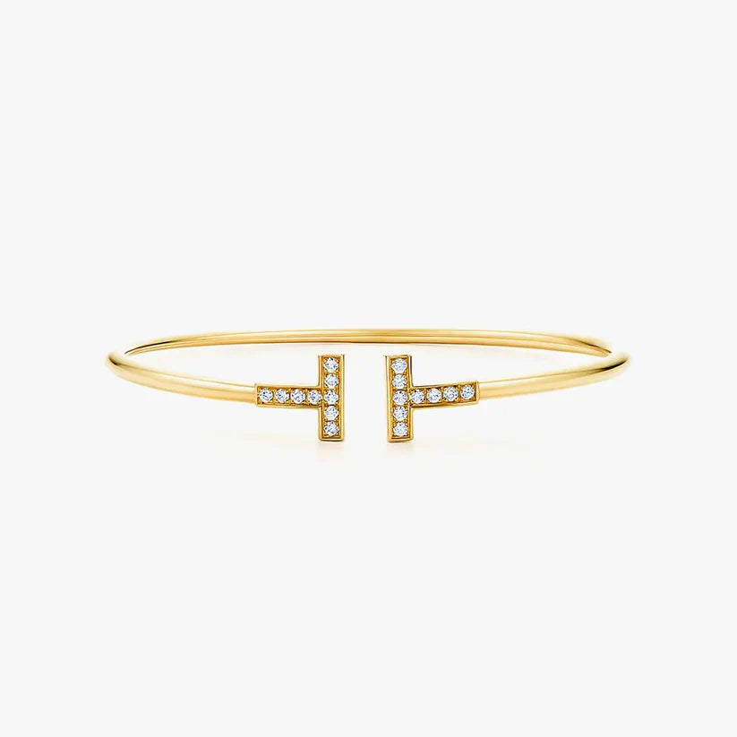 Gold Wire Bracelet in 18k